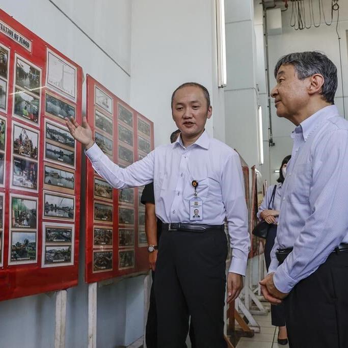 Japan's emperor meets with Indonesian president on his first official foreign trip as monarch